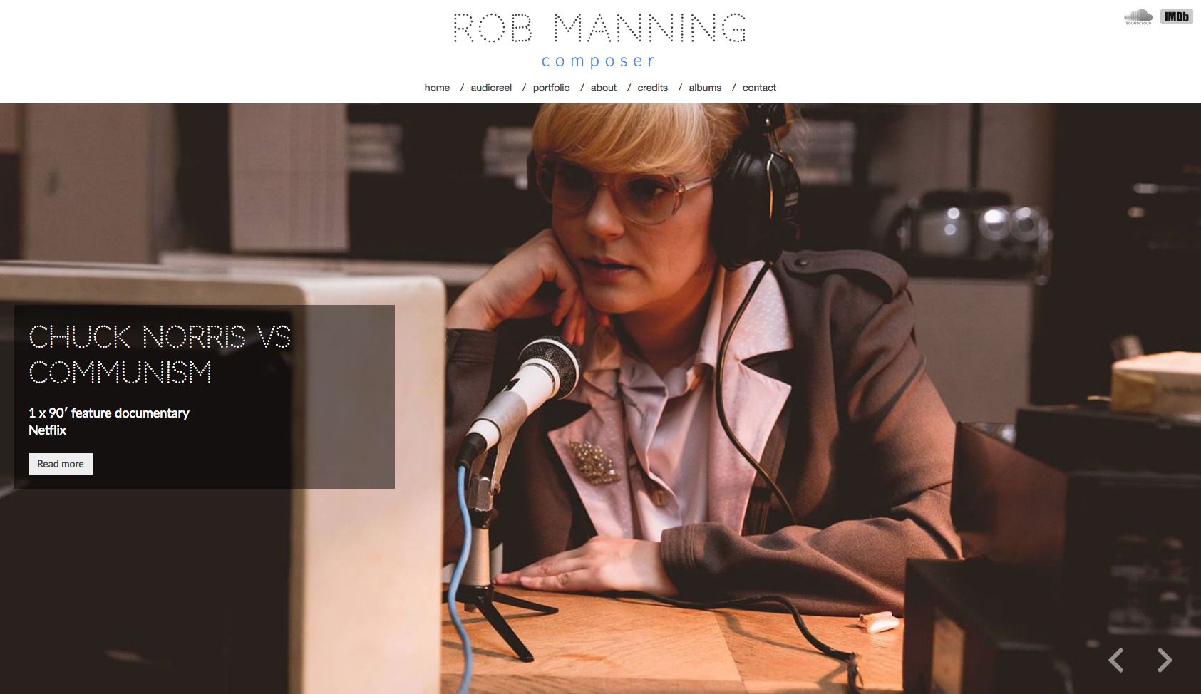 Rob Manning website screengrab