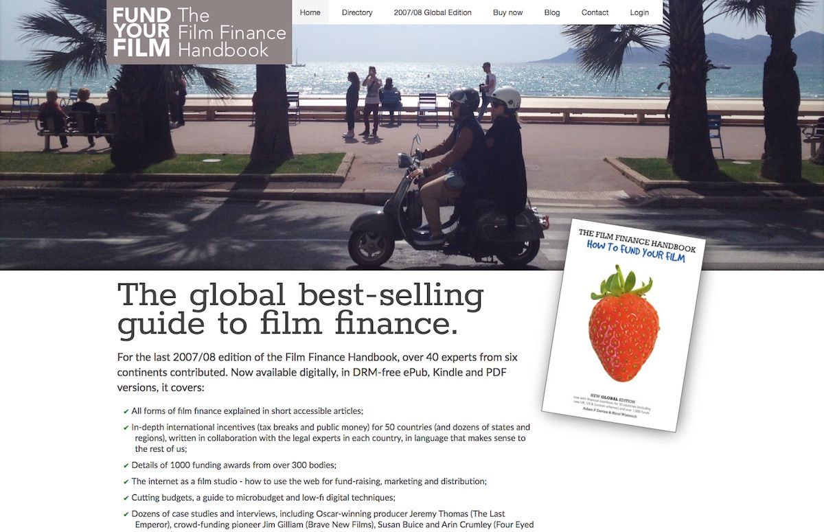 Film Finance Handbook website