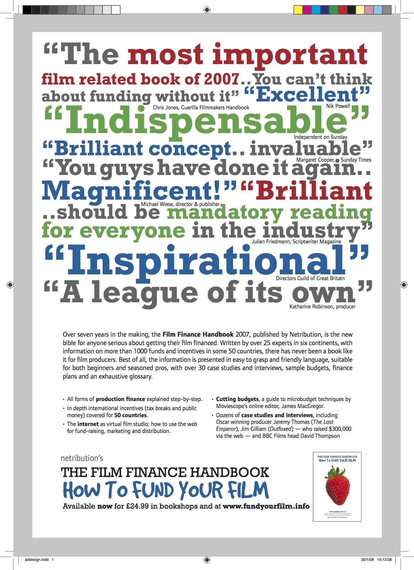 Film Finance Handbook advert 1